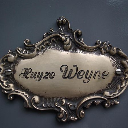 B&B Huyze Weyne Brügge Exterior foto